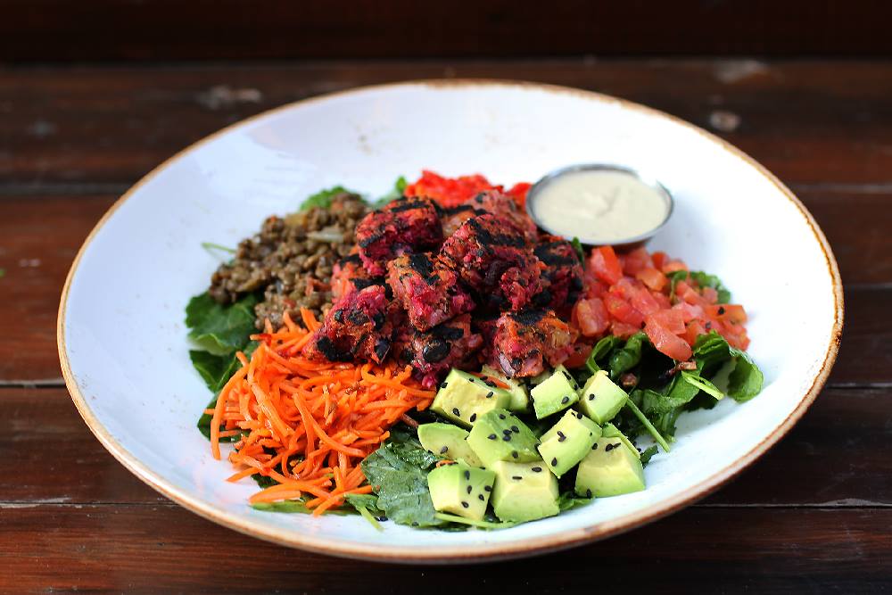 A very veggie burger bowl