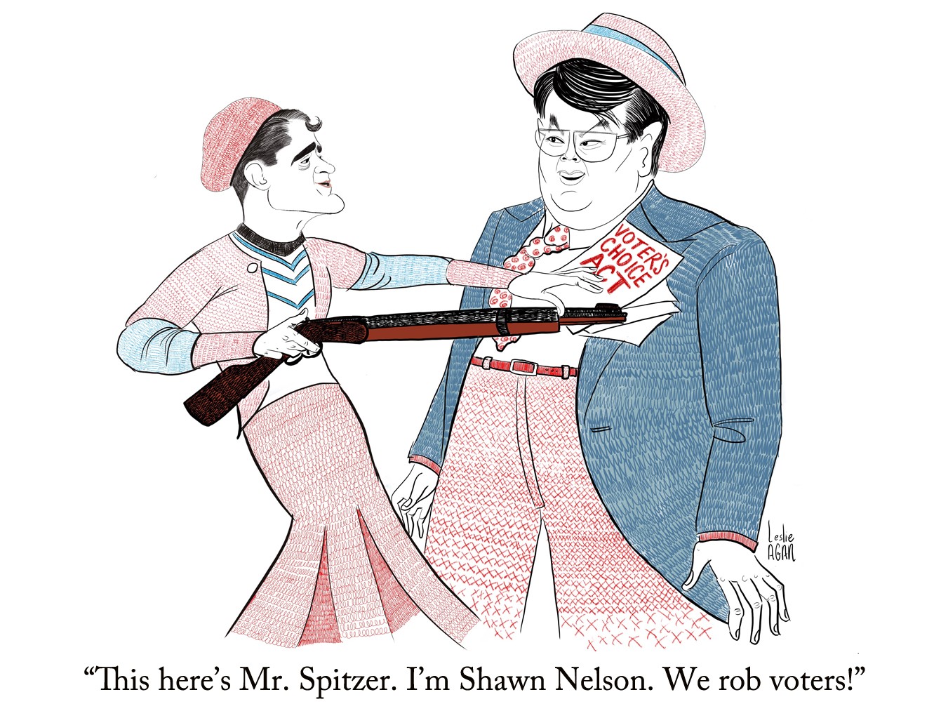“This Here’s Mr. Spitzer. I’m Shawn Nelson. We Rob Voters!” [OC Weekly