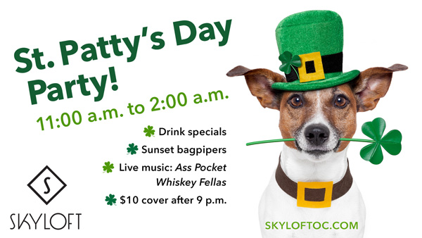 Skylofts Annual St Pattys Day Party