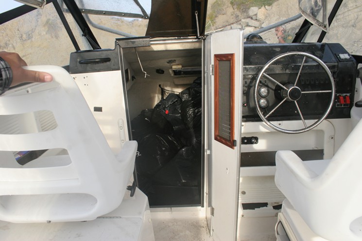 Pot Seized From Abandoned Boat Near San Clemente