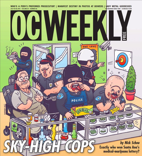 Sky High Collective Raided in Infamous Videotaped Raid Got Raided AGAIN by Santa Ana Police